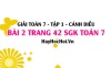 Giải bài 2 trang 42 Toán 7 Tập 1 SGK Cánh Diều: Tìm số đối của một số